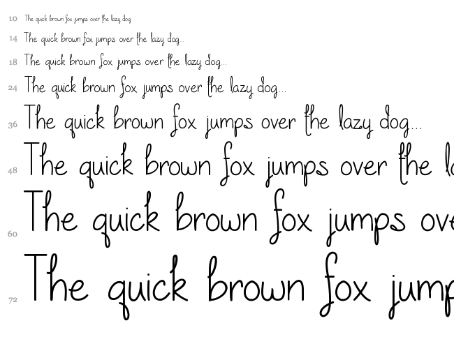 Our lil secret forever font waterfall